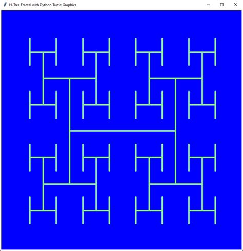 Toradh íomhá ar Fractal Leaf Turtle Python