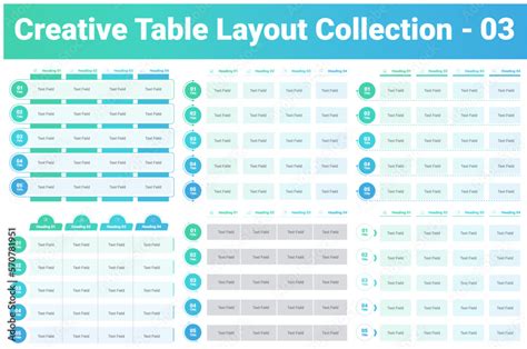 Toradh íomhá ar Creative Table Layout for Excel