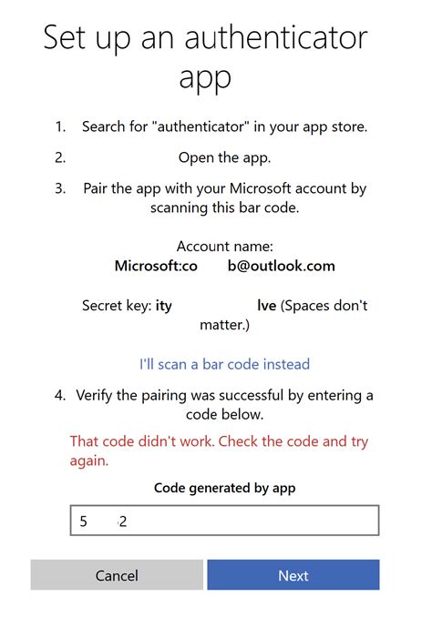 Image result for Microsoft Authenticator Recovery Code