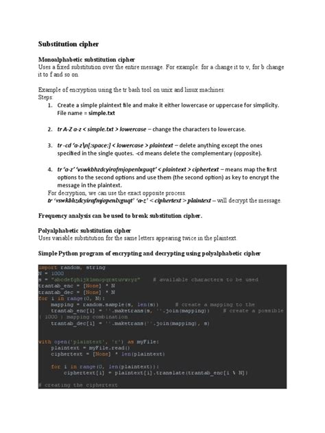 Image result for An Example of Simple Cryptography