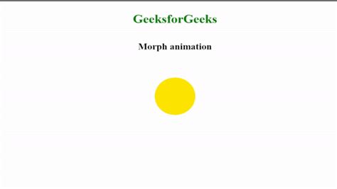 Toradh íomhá ar Morph Loading in CSS