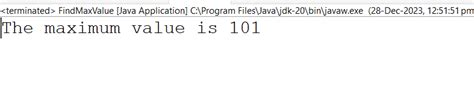 Image result for Print Out Max Value in Java