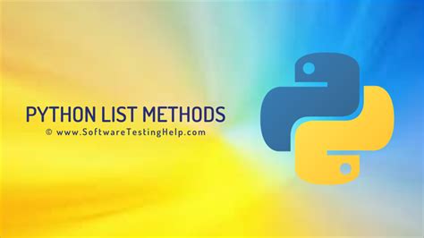 Python List Methods with Examples に対する画像結果