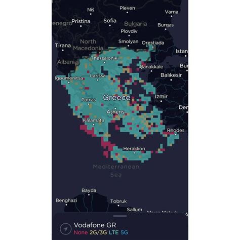 Image result for Vodafone Coverage Map