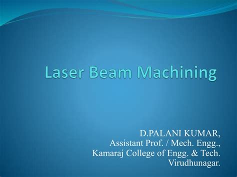 Toradh íomhá ar Laser Beam Machining Process