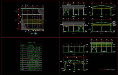 Steel Structure AutoCAD Drawing に対する画像結果