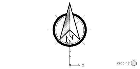 Image result for AutoCAD Drawing Add Northing Arrow