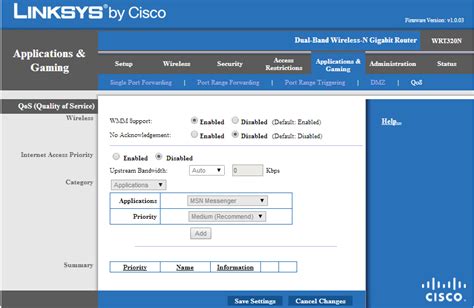 QoS Linksys に対する画像結果
