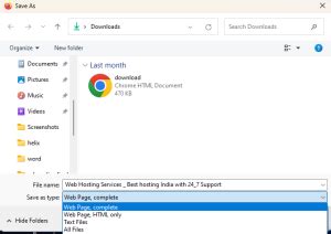 Image result for How to Save HTML FLE