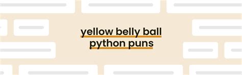 Toradh íomhá ar Python Puns