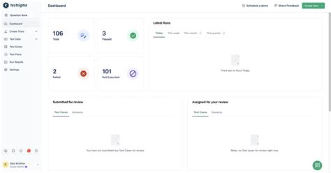 Testing Tool Interface React に対する画像結果