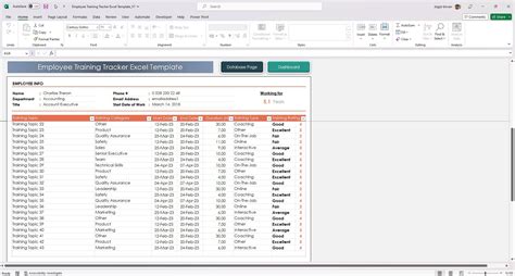 Image result for Multiple Employee Training Tracking Template Excel