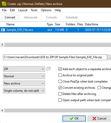 Zip Convert exe に対する画像結果