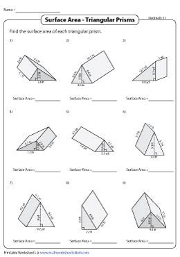 Toradh íomhá ar Surface Area of a Triangular Pyramid Prism