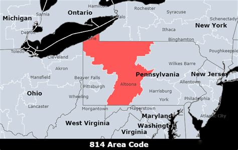Image result for 814 Area Code