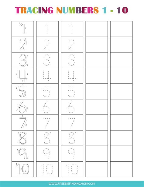 Image result for Trace Numbers Worksheet