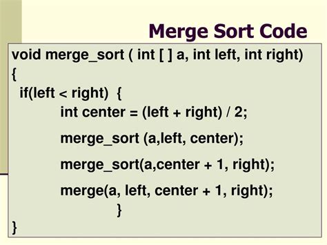 Merge Sort Code in DS に対する画像結果