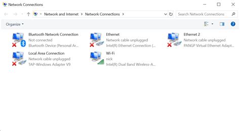 Toradh íomhá ar Windows 7 Network Connection Status Window