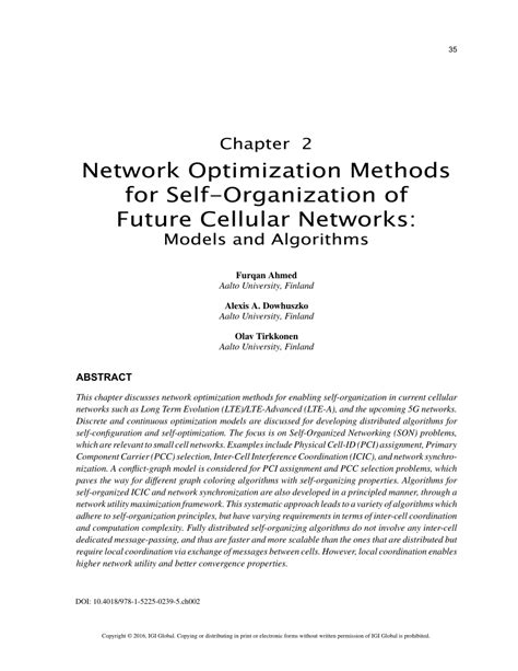 Image result for Self-Optimization Network
