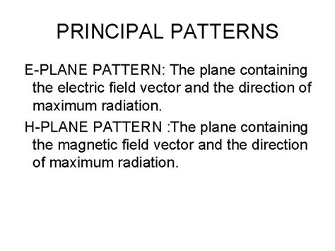 Image result for Principal Plane Power Patterns. Rectangular Antenna