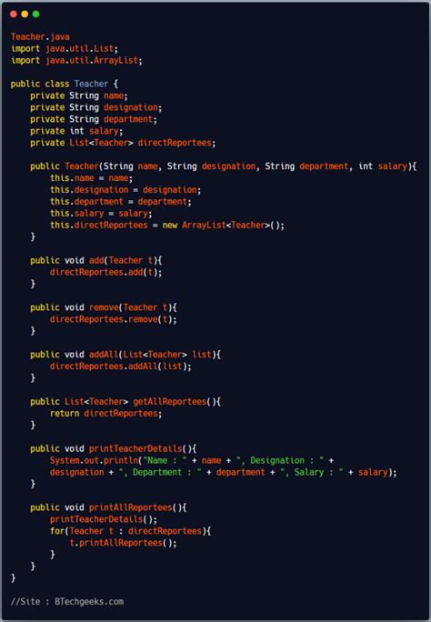 GUI Examples in Composite Design Pattern に対する画像結果