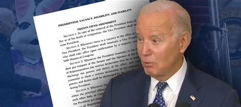 Toradh íomhá ar 25th Amendment Definition