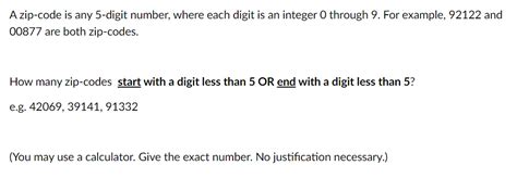 Image result for 5 Digit Zip Code