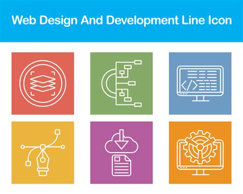 Web Development Icon Vector に対する画像結果