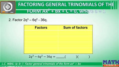 Image result for Trinomial General Triangle Structure