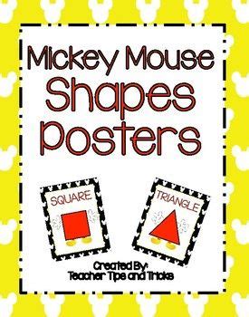 Image result for 2D Shapes That Creates Mickey Mouse
