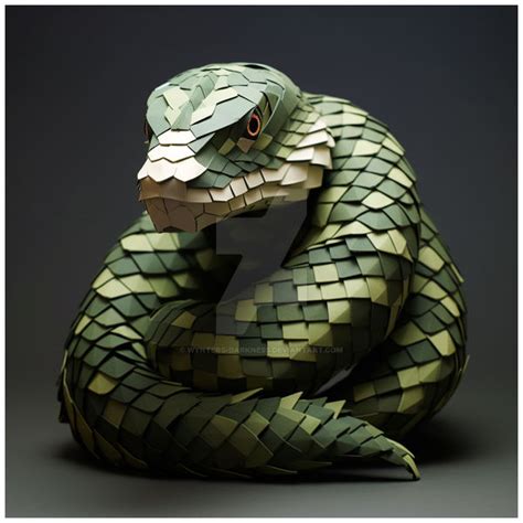 Image result for Origami Complex Snake