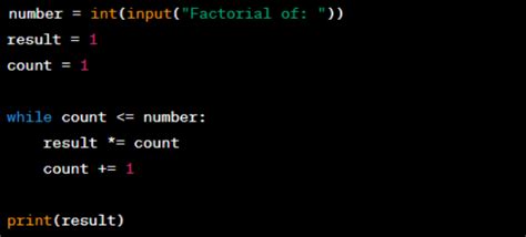 Toradh íomhá ar Factorielle Python