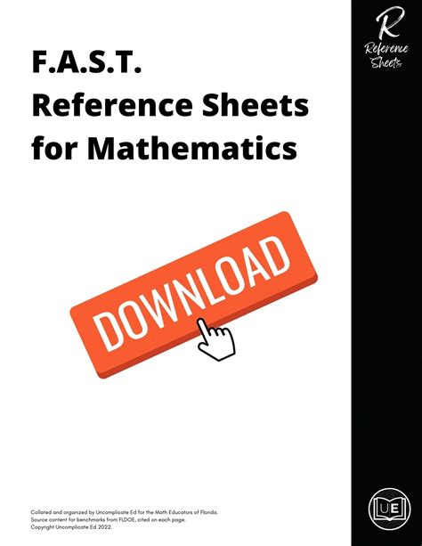 Reference Math Sheets PDF に対する画像結果