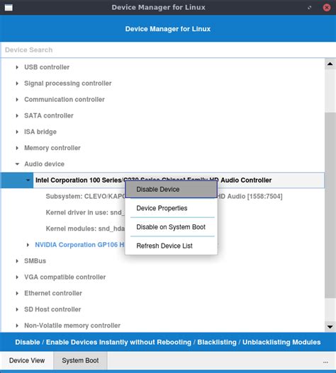 Image result for Device Manager for Linux