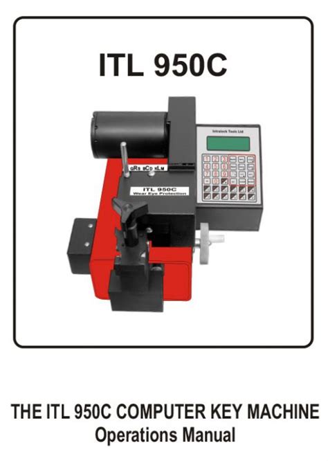 Bildergebnis für ITL 950C Key Machine