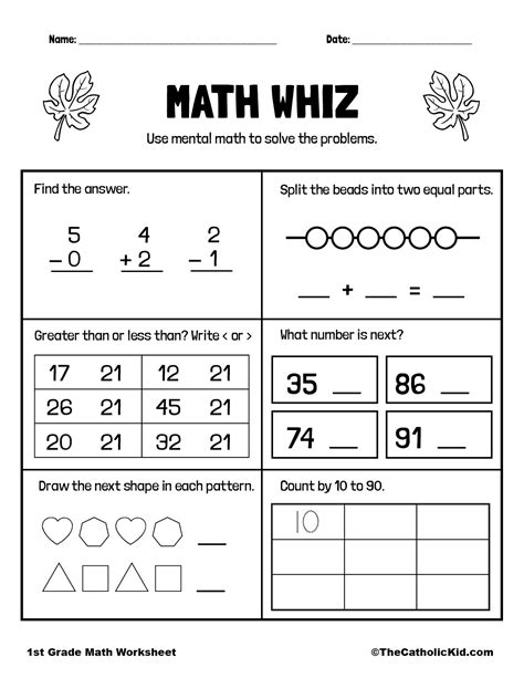 Image result for First Grade Geometry Worksheets