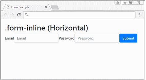 Image result for Horizontal Form Layout Bootstrap