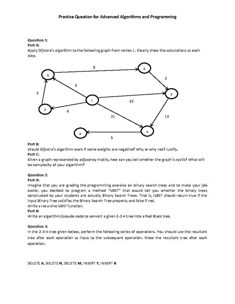 Image result for Advanced Algorithms Final