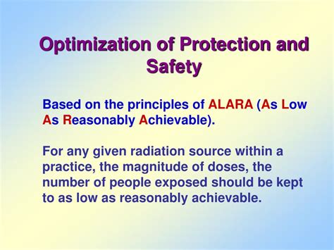 Image result for Optimization in Radiation Protection