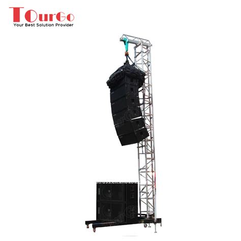 Toradh íomhá ar Line Array Tower Built Out of Truss
