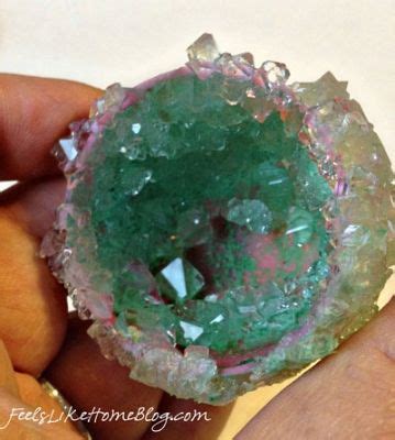 Image result for How to Grow Salt Crystal Geodes