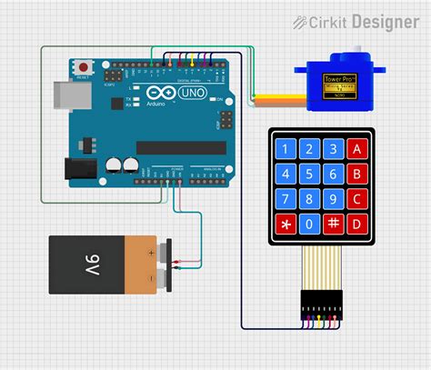 Image result for Keypad Servo Motor Arduino