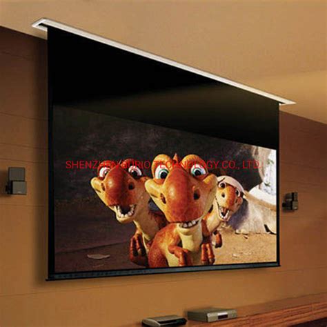 Image result for Ceiling Recessed Motorized Projection Screen