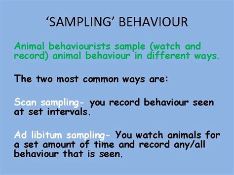 Image result for Scan Sampling Animal Behaviour