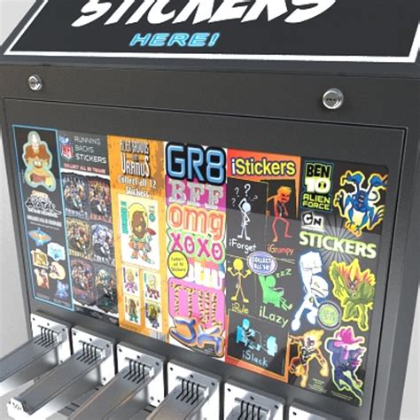 Afbeeldingsresultaten voor Sticker Vending Machine