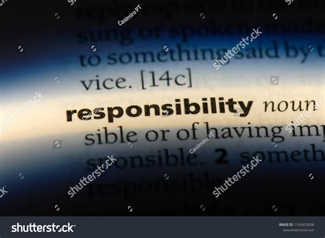 Image result for Responsibility Word