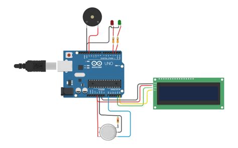 Toradh íomhá ar Arduino with Gas Sensor and a Mini Engine On the Arduino