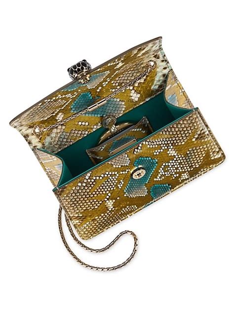 Image result for Bvlgari Red Python Bag