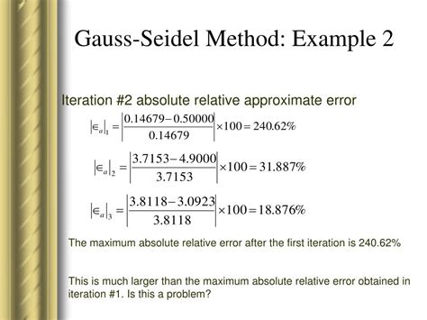 Gauss-Seidel Method with Example に対する画像結果