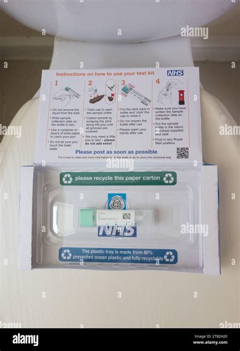 Toradh íomhá ar Bowel Cancer Testing Kit